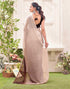 Vasthrlay Womens Chiffon Unstitched Light Green Saree