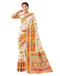 Vasthrlay Banarasi Jacquard Unstitched Grey Saree