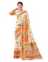 Vasthrlay Banarasi Jacquard Unstitched Grey Saree