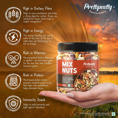PrettyNutty Healthy Nutmix