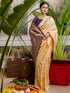 Vasthrlay Womens Weaving Unstitched Dark Green Saree
