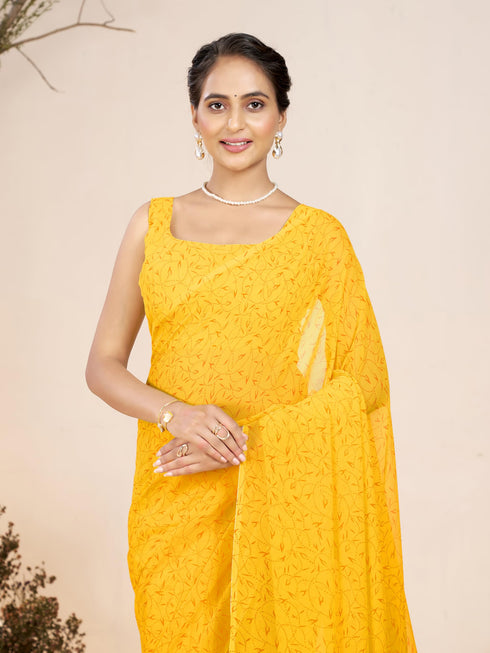 Vasthrlay Georgette Printed Saree