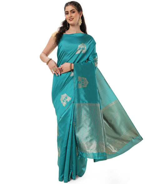 Vasthrlay Banarasi Traditional Unstitched Saree