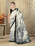 Vasthrlay Womens Printed Unstitched Mauve Saree