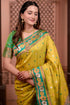 Vasthrlay Kanjivaram Unstitched Mahendi Ethnic Wear