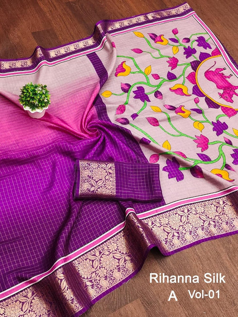 Vasthrlay Kalamkari Floral Prints