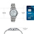 Sonata Premium looking versatile womens watch from Ease by Sonata Style 8202SM02W
