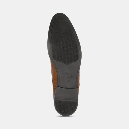Bata Tan Formal Derby-Style Shoes For Men (Style 8213255)