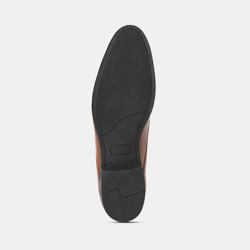 Bata Tan Formal Shoes For Men (Style 8213539)