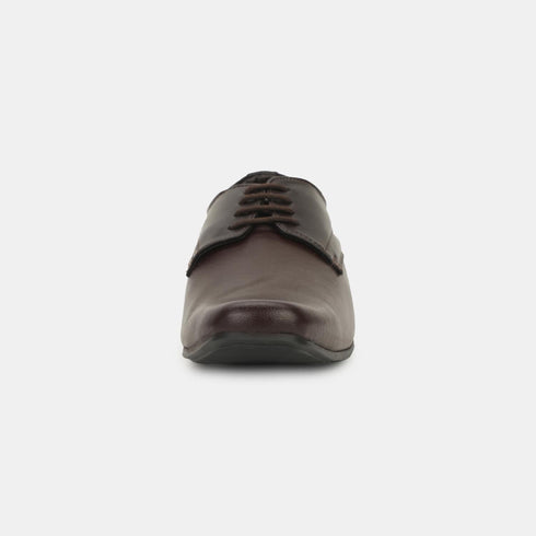 Bata Dark Brown Formal Shoes For Men (Style 8214051)