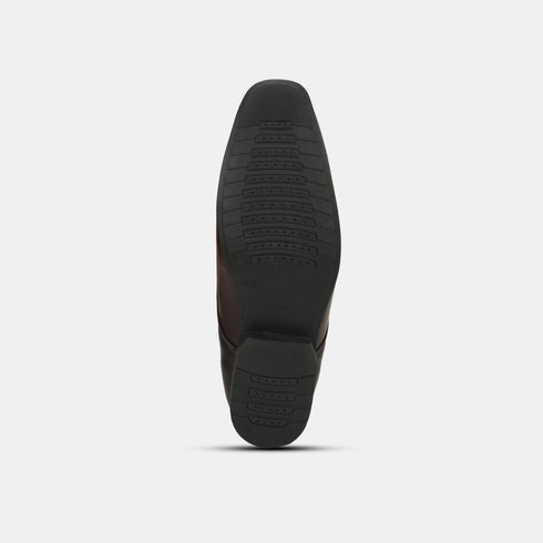 Bata Dark Brown Formal Shoes For Men (Style 8214051)