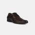 Bata Dark Brown Formal Lace-Up Shoes For Men