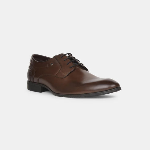 Bata Dark Brown Formal Shoes For Men (Style 8214155)