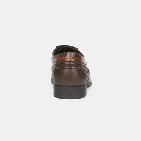 Bata Dark Brown Formal Shoes For Men (Style 8214155)