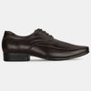 Bata Dark Brown Lace-Up Formal Shoes For Men (Style 8214224)
