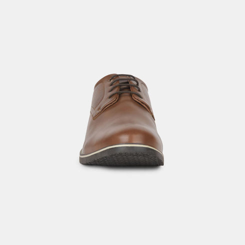 Bata Brown Formal Derby-Style Shoes For Men (Style 8214321)