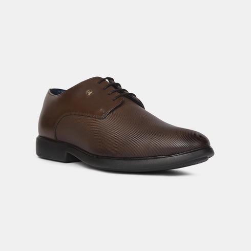 Bata Dark Brown Formal Shoes For Men (Style 8214415)