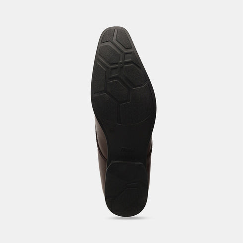 Bata Brown Formal Derby-Style Shoes For Men (Style 8214478)