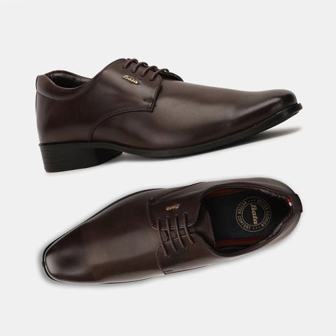 Bata Brown Formal Derby-Style Shoes For Men (Style 8214478)