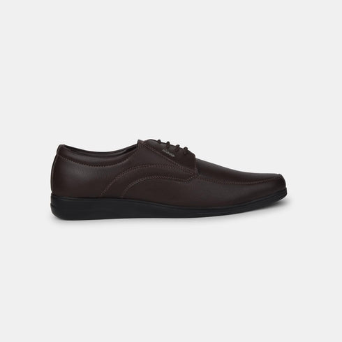 Bata Dark Brown Formal Shoes For Men (Style 8214534)