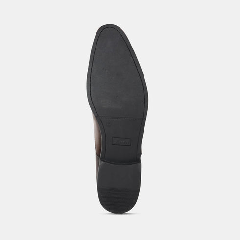 Bata Dark Brown Formal Shoes For Men (Style 8214550)