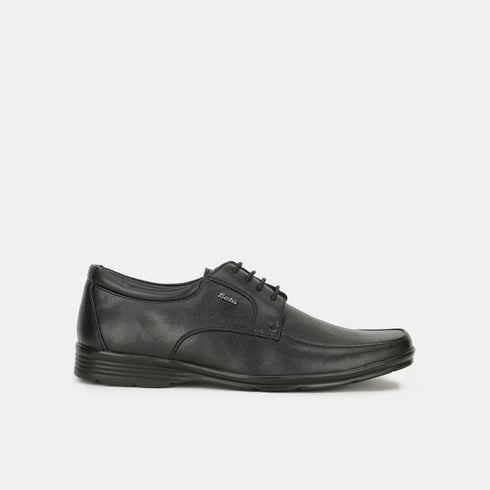 Bata Black Formal Derby-Style Shoes For Men