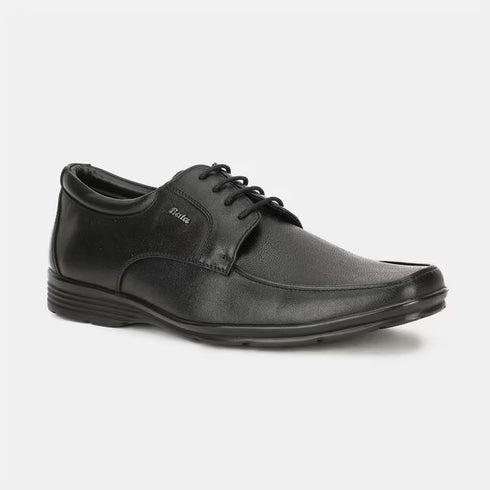 Bata Black Formal Derby-Style Shoes For Men
