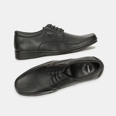 Bata Black Formal Derby-Style Shoes For Men
