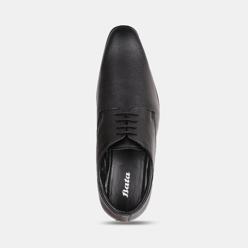 Bata Black Formal Derby-Style Shoes For Men (Style 8216303)