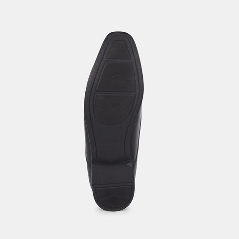 Bata Black Formal Derby-Style Shoes With Lace-Up Closure For Men (Style 8216352)
