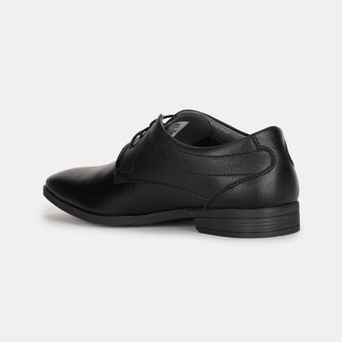 Bata Black Formal Derby-Style Shoes With Lace-Up Closure For Men (Style 8216431)