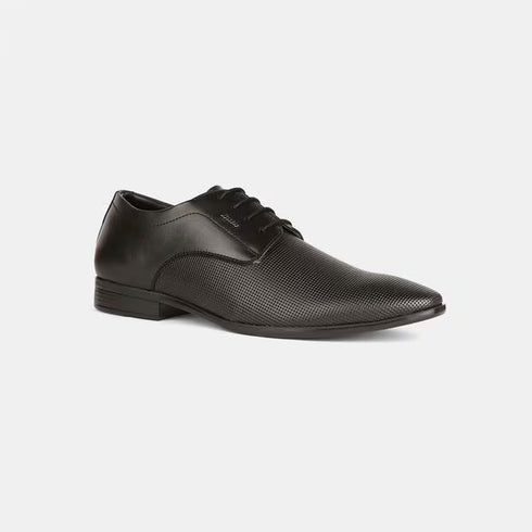 Bata Black Formal Derby-Style Shoes With Lace-Up Closure For Men (Style 8216598)