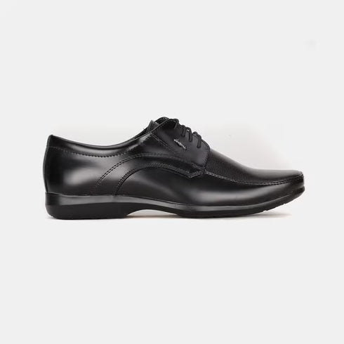 Bata Black Formal Derby-Style Shoes With Lace-Up Closure For Men (Style 8216614)