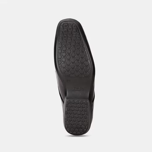 Bata Black Formal Derby-Style Shoes With Lace-Up Closure For Men (Style 8216614)