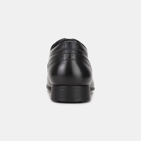Bata Black Formal Derby-Style Shoes With Lace-Up Closure For Men (Style 8216709)