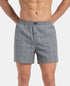 Jockey Checkered Cotton Inner Boxers | Monument & Dark Forest