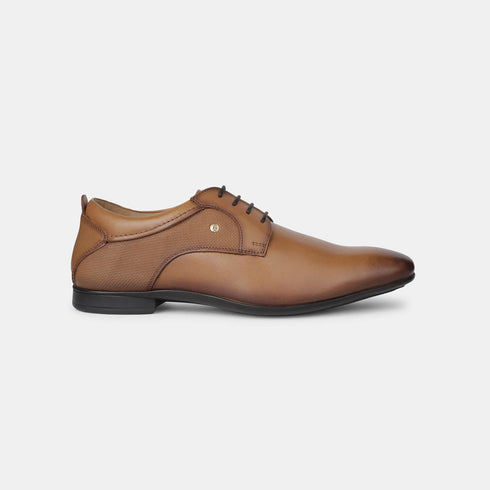Hush Puppies Tan Derby Formal Shoes For Men (Style 8243022)