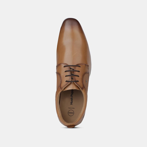Hush Puppies Tan Derby Formal Shoes For Men (Style 8243022)