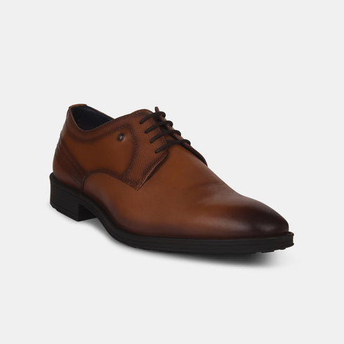 Bata Red Label Tan Formal Shoes For Men (Style 8243091)