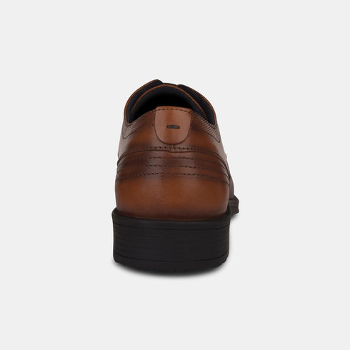 Bata Red Label Tan Formal Shoes For Men (Style 8243091)