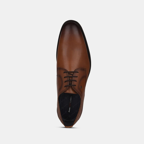 Bata Red Label Tan Formal Shoes For Men (Style 8243091)