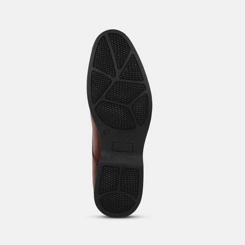 Bata Red Label Tan Formal Shoes For Men (Style 8243109)