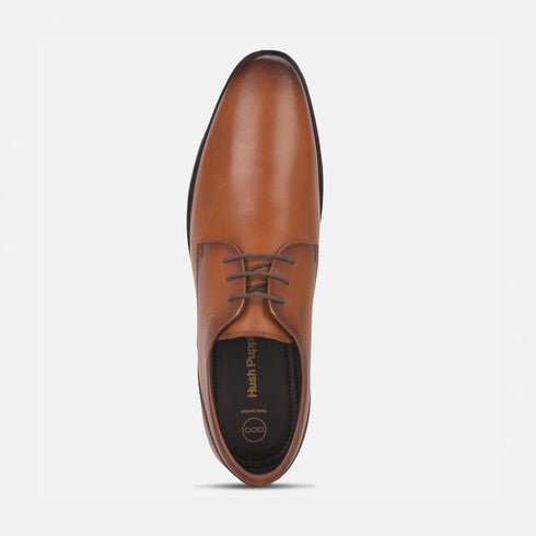 Hush Puppies Tan Derby Formal Shoes For Men (Style 8243146)