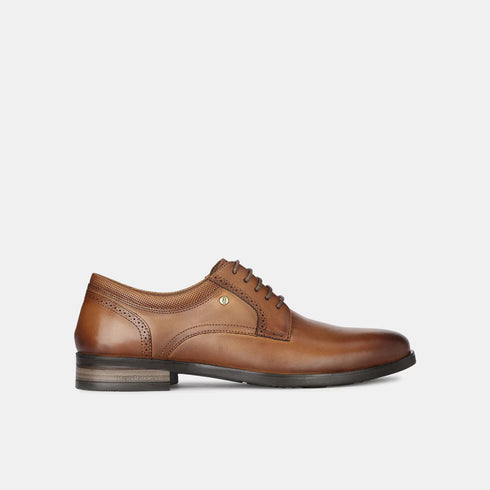 Hush Puppies Tan Derby Formal Shoes For Men (Style 8243189)