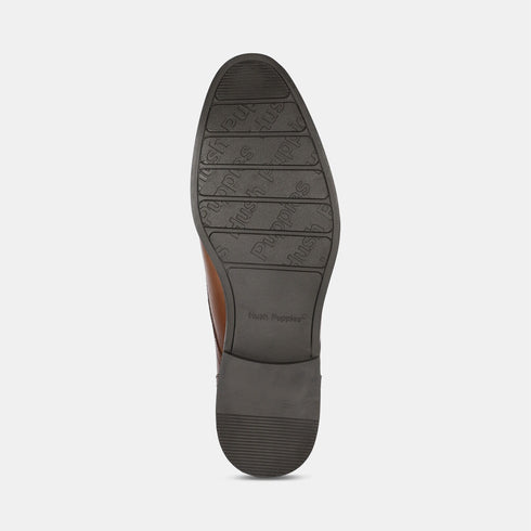 Hush Puppies Tan Derby Formal Shoes For Men (Style 8243189)