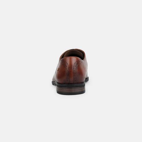 Hush Puppies Tan Formal Lace-Up Shoes For Men (Style 8243220)