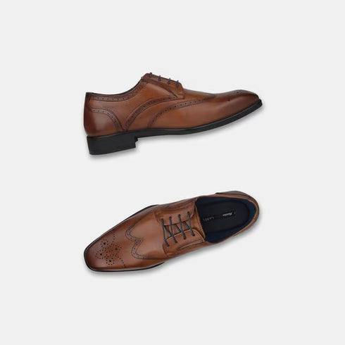 Red Label Tan Formal Shoes For Men