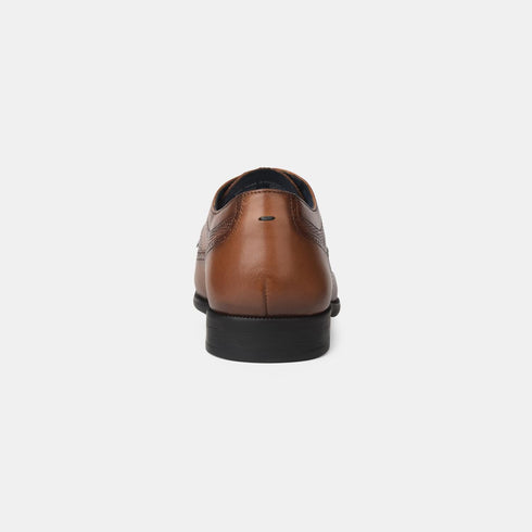 Bata Red Label Tan Formal Shoes For Men (Style 8243544)
