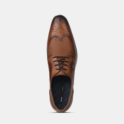 Bata Red Label Tan Formal Shoes For Men (Style 8243544)