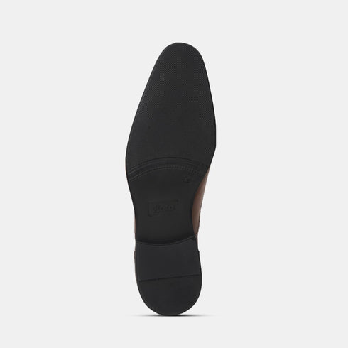 Bata Red Label Tan Formal Shoes For Men (Style 8243544)